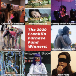 Read more about the article Franklin Furnace Archive Announces the 2020-21 Franklin Furnace Fund Recipients!