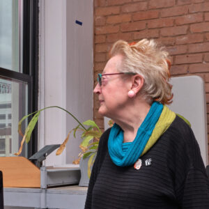 Franklin Furnace classic logo Pin